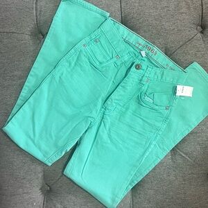 GAP 1969 Teal Denim Jeans